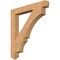 Ekena Millwork Balboa Arts & Crafts Smooth Bracket, Western Red Cedar, 5 1/2"W x 44"D x 48"H BKT06X44X48BOA03SWR - alternate 1